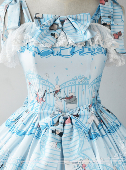 Magic Tea Party Wonderland Quartet Series JSK Sweet Lolita Sleeveless Dress