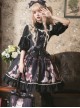 Coronation Bear Series JSK Chiffon Classic Lolita Sling Dress Version 2