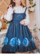 Lunar Eclipse Series Classic Lolita Dark Blue Sling Dress