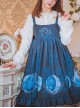 Lunar Eclipse Series Classic Lolita Dark Blue Sling Dress