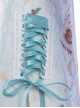 Soft Pancake Series Blue JSK Classic Lolita Sleeveless Dress And Long Sleeve Lining Dress Set
