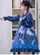 Nebula Whale Series OP Printing Classic Lolita Long Sleeve Dress