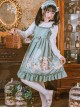 Rabbit Basket Series JSK Ruffle Classic Lolita Sling Dress