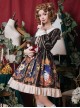 Time Machine Heart Series Classic Lolita Retro Long Sleeve Dress