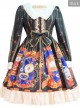 Time Machine Heart Series Classic Lolita Retro Long Sleeve Dress