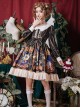Time Machine Heart Series Classic Lolita Retro Long Sleeve Dress