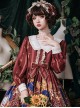 Time Machine Heart Series Classic Lolita Retro Long Sleeve Dress