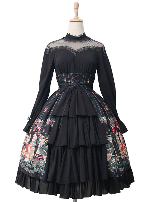 Alice's Christmas Series OP Classic Lolita Long Sleeve Dress