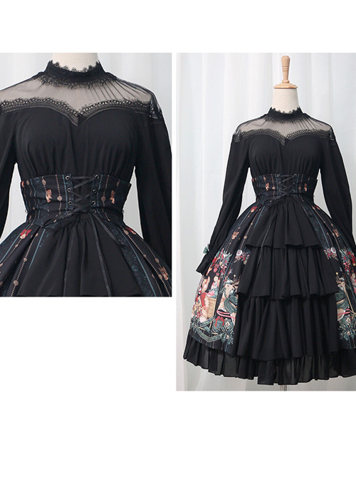 Alice's Christmas Series OP Classic Lolita Long Sleeve Dress