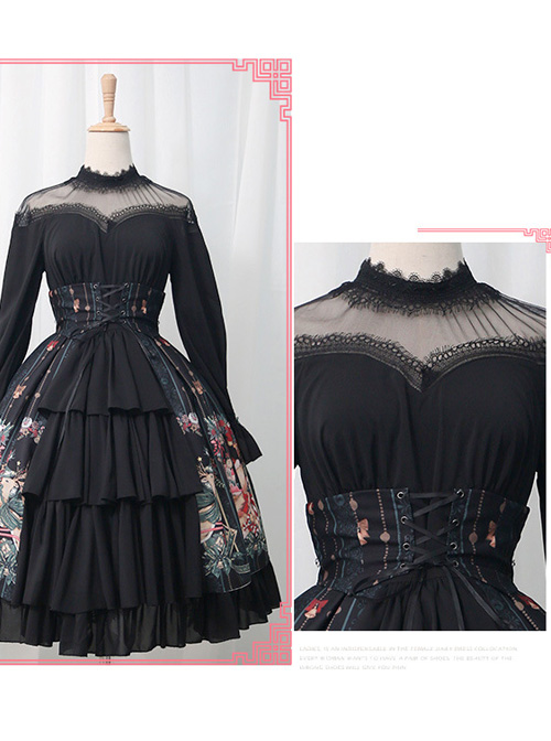 Alice's Christmas Series OP Classic Lolita Long Sleeve Dress