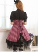 Lace Petal Hem Classic Lolita Small High Collar Short Sleeve Dress