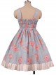 Crystal Love Series JSK Lace Ruffle Bowknot Classic Lolita Sling Dress