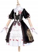 Cardcaptor Sakura Series OP Black And White Sweet Lolita Short Sleeve Dress