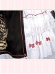 Cardcaptor Sakura Series OP Black And White Sweet Lolita Short Sleeve Dress