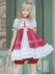 Strawberry Mousse Series Sweet Lolita Short Sleeve Dress Set