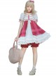 Strawberry Mousse Series Sweet Lolita Short Sleeve Dress Set