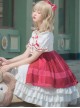 Strawberry Mousse Series Sweet Lolita Short Sleeve Dress Set