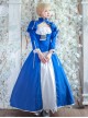 Fate/Grand Order Saber Series Lolita Blue Cosplay Long Sleeve Dress