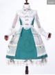 Classical Puppets Bear Series Embroidery OP Classic Lolita Long Sleeve Dress