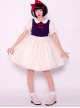 Snow White Cute Sweet Lolita Doll Collar Short Sleeve Dress