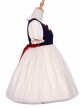 Snow White Cute Sweet Lolita Doll Collar Short Sleeve Dress