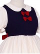 Snow White Cute Sweet Lolita Doll Collar Short Sleeve Dress