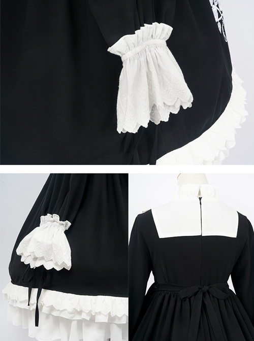 Oath Roses Series OP Gothic Lolita Long Sleeve Dress