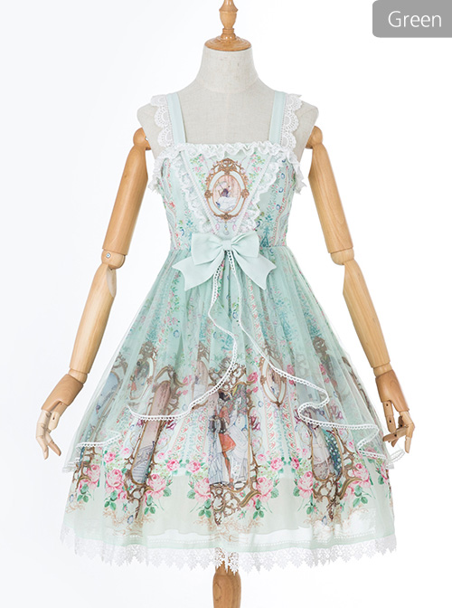 Rococo Dance Party Series JSK Classic Lolita Sling Dress