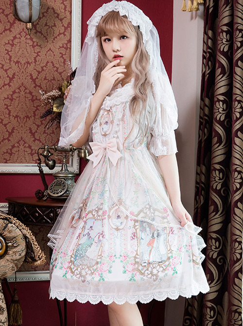 Rococo Dance Party Series JSK Classic Lolita Sling Dress