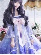 Cardcaptor Sakura Series OP Gradient Chinese Style Qi Lolita Long Sleeve Dress