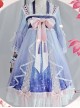 Cardcaptor Sakura Series OP Gradient Chinese Style Qi Lolita Long Sleeve Dress