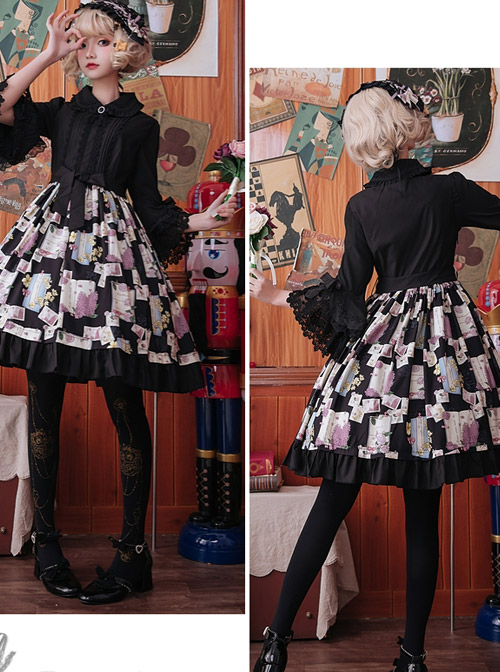 Springtime Hand Stick Series JSK Classic Lolita Sleeveless Dress