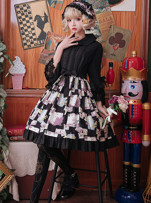 Springtime Hand Stick Series JSK Classic Lolita Sleeveless Dress