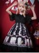 Springtime Hand Stick Series OP Printing Classic Lolita Short Sleeve Dress