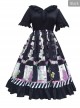 Springtime Hand Stick Series OP Printing Classic Lolita Short Sleeve Dress