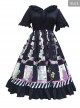 Springtime Hand Stick Series OP Printing Classic Lolita Short Sleeve Dress