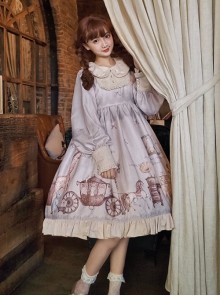 Fairy Tales Series OP Doll Collar Classic Lolita Long Sleeve Dress