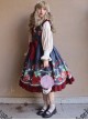 Strawberry Hug Series Bowknot Sweet Lolita Sling Dress