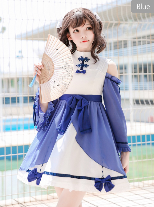 The Han Dynasty Elements Improved Lolita Chinese Style Long Sleeve Dress