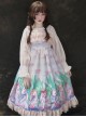 Little Rabbit Series JSK Rabbit Printing Ruffle Sweet Lolita Sling Dress