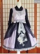 Flowers And Zither Embroidery JSK Chinese Style Qi Lolita Sleeveless Dress