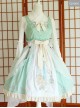 Flowers And Zither Embroidery JSK Chinese Style Qi Lolita Sleeveless Dress