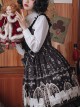 Louis Poker City Series JSK Lace Bowknot Classical Lolita Sling Dress