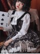 Louis Poker City Series JSK Lace Bowknot Classical Lolita Sling Dress