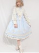 Crucifix Choir Series Sweet Lolita Long Sleeve Dress And Cloak Set