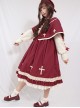 Crucifix Choir Series Sweet Lolita Long Sleeve Dress And Cloak Set