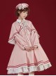 Cardcaptor Sakura Series Pink Cloak OP Sweet Lolita Long Sleeve Dress