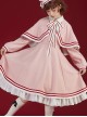 Cardcaptor Sakura Series Pink Cloak OP Sweet Lolita Long Sleeve Dress