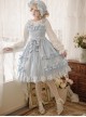 Crisp Crispy Cream Series JSK Pure Color Little High Waist Sweet Lolita Sling Dress