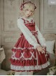 Crisp Crispy Cream Series JSK Pure Color Little High Waist Sweet Lolita Sling Dress